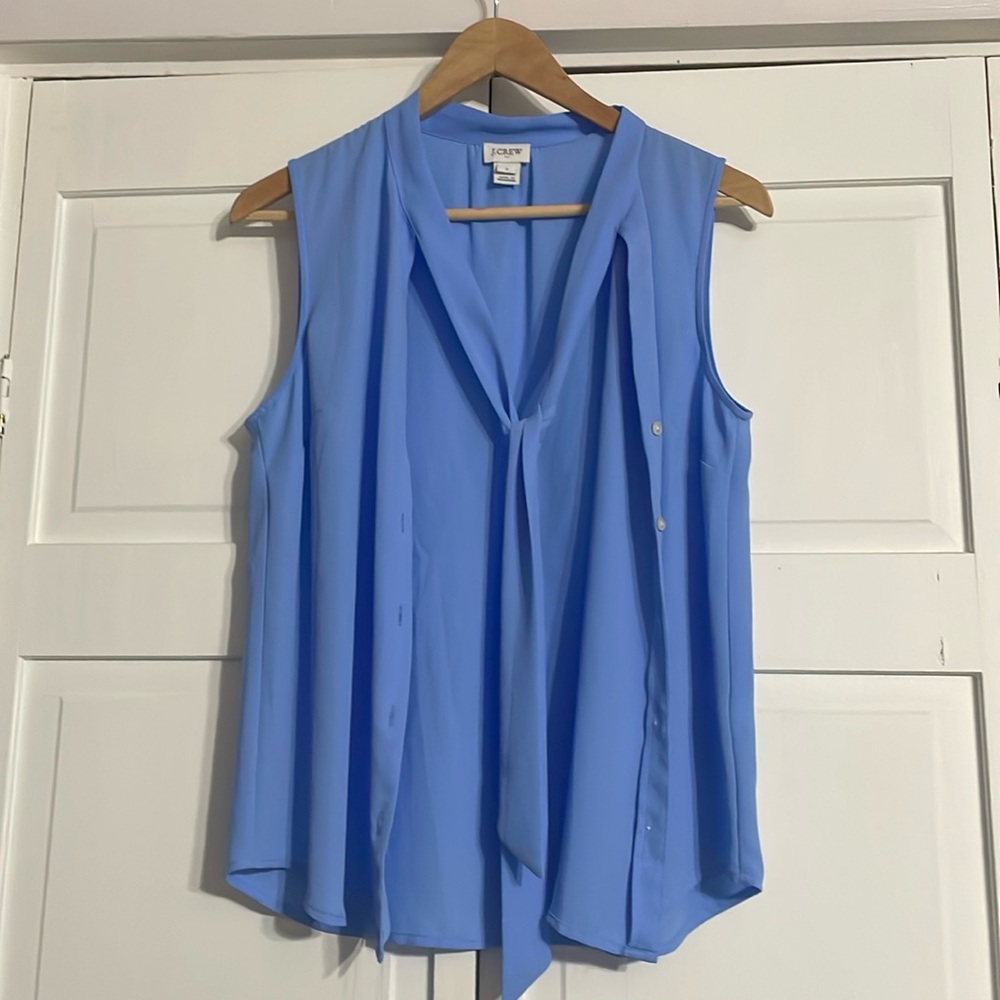 J. Crew Women’s Sheer Sleeveless Top